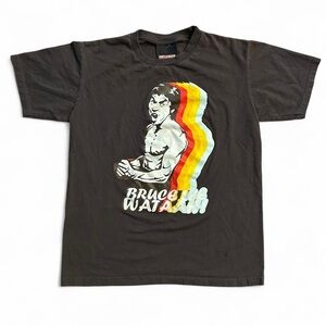 Vintage 90s/Y2K Bruce Lee "Wataah!" Graphic T-Shirt Unfledg Rare
